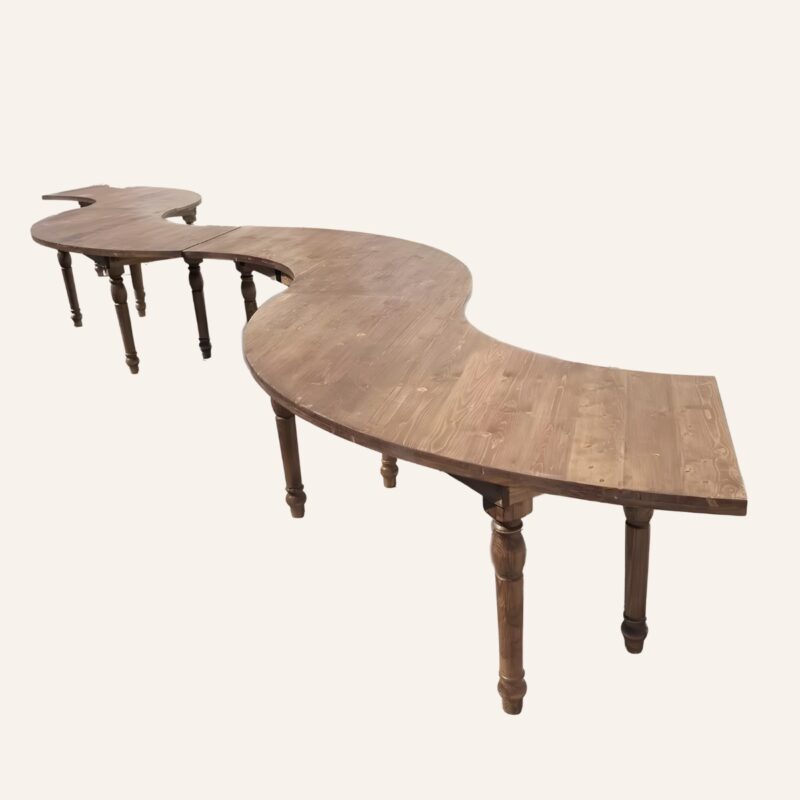 Mesa Serpentina Made Roble